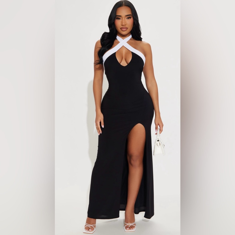 Black and White Maxi Dress NWT